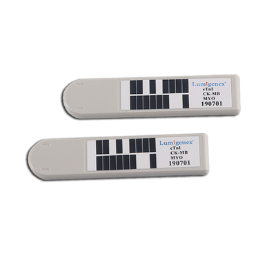 Εξάρτηση δοκιμής POC, immunoassay εξαρτήσεων TRFIA δοκιμής cTnI/CK-MB/Myo καρδιακά Troponin Ι/κρεατίνη Isoenzyme/Myoglobin κινάσεων