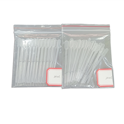 Εγκεκριμένα από USP LDPE Υλικά Self Wicking Pasteur τριχοειδείς πιπέτες μιας χρήσης