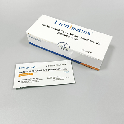 Νέο κιτ ταχείας δοκιμής αντιγόνου Coronavirus Colloidal Gold Εγκεκριμένο CE