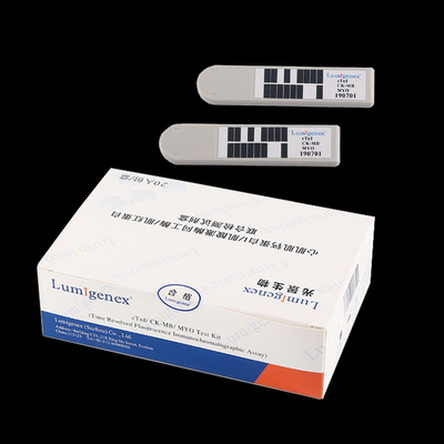 Εξάρτηση δοκιμής POC, immunoassay εξαρτήσεων TRFIA δοκιμής cTnI/CK-MB/Myo καρδιακά Troponin Ι/κρεατίνη Isoenzyme/Myoglobin κινάσεων