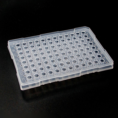 το αναλώσιμο καλά PCR 96 εργαστηρίων πιάτο με τη σφράγιση της ταινίας USP ενέκρινε το υλικό PP που αποστειρώθηκε
