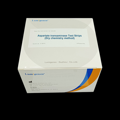 IVD Test Reagent Ασπαρτική τρανσαμινάση Test Strips Dry Chemical Method