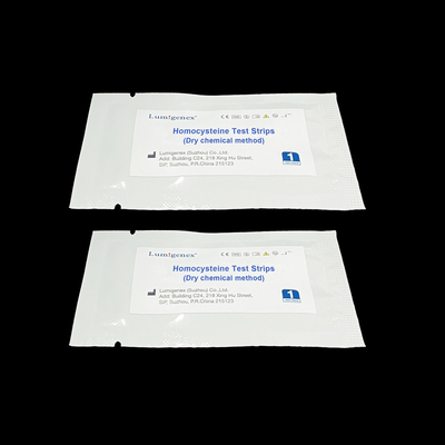 Cardiac Health Monitor Strip Test Straps Ομοκυστεΐνης Ξηρή Χημική Μέθοδος