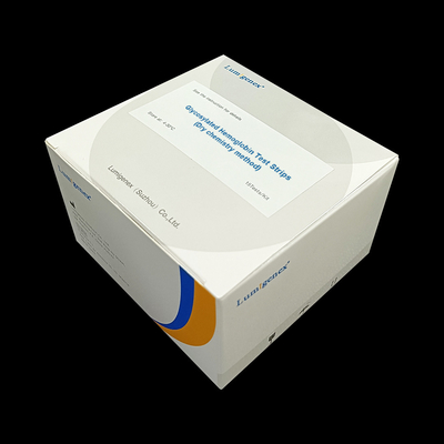 Ακριβής λουρίδα δοκιμής ζάχαρης HbA1C αίματος φορητή για το CE εγχώριας δοκιμής χρήσης IVD εγκεκριμένο