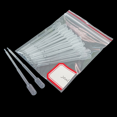 LDPE ιατρικού βαθμού που γίνεται μόνο Wicking Pasteur το τριχοειδές προϊόν μίας χρήσης σιφωνίων