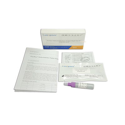 Lumigenex Helicobacter Pylori Antigen Rapid Test Kit Colloidal Gold Πιστοποιημένο CE