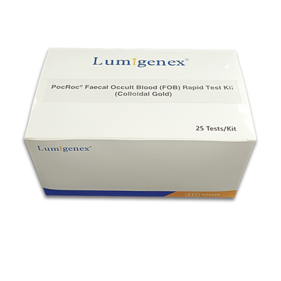 Lumigenex PocRoc FOB Rapid Test Kit Colloidal Gold Πιστοποιημένο CE