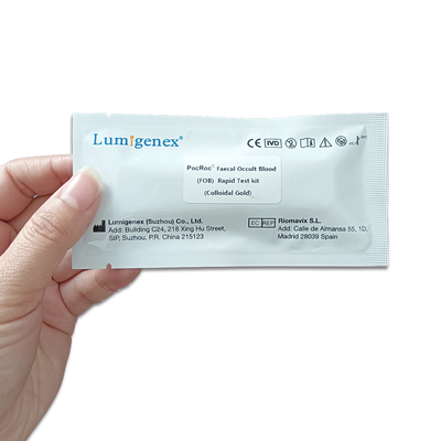 Lumigenex PocRoc FOB Rapid Test Kit Colloidal Gold Πιστοποιημένο CE
