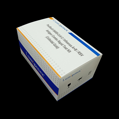 Γρίπη A+B/γρήγορη εξάρτηση covid-19 δοκιμής Combo αντιγόνων RSV κολλοειδής χρυσή κασέτα δοκιμής για την εγχώρια χρήση