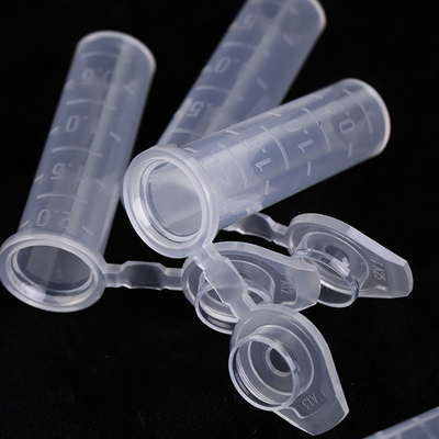 Σωληνάριο μικροφυγόκεντρου μίας χρήσης 2 Ml, φυγόκεντροι σωλήνες ISO13485 PP