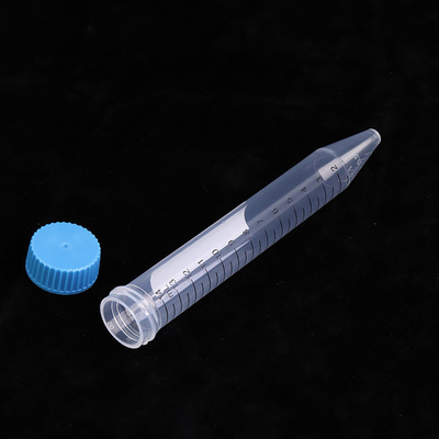 Διαφανείς κωνικοί σωλήνες φυγοκέντρησης 15 ml από πολυπροπυλένιο Ιατρικής ποιότητας