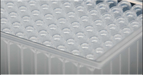 U Bottom PCR Consumables 2,2ml 96 Deep Well Plate With Skirt Edge