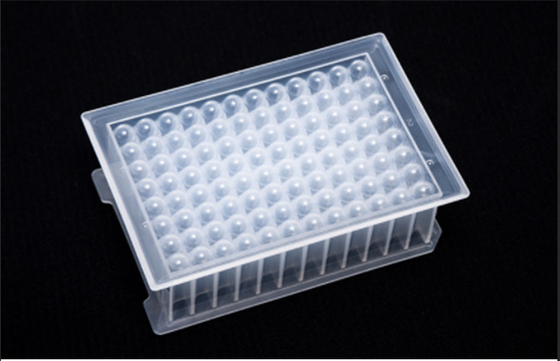 U Bottom PCR Consumables 2,2ml 96 Deep Well Plate With Skirt Edge