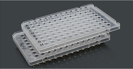 Μίας χρήσης Διαφανές ABI 96 Πλάκες PCR με καλά περιστρεφόμενα πολυπροπυλένιο