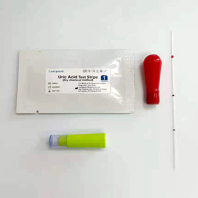 ISO13485 Εγκεκριμένες ταινίες δοκιμής ουρικού οξέος Dry Chemistry 4 λεπτά