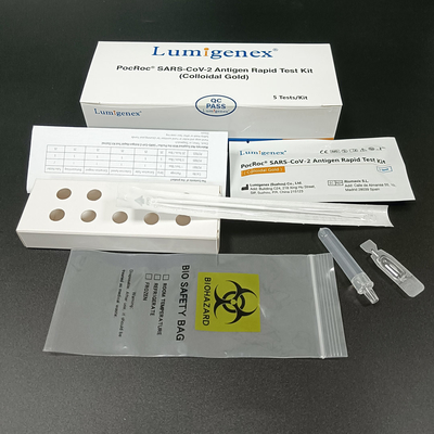 Home Plastic 25 Pieces Antigen Rapid Test Kit 93,33% Ευαισθησία