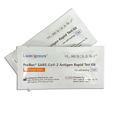 Ρινικό μάκτρο 15 λεπτών SARS-CoV-2 Antigen Rapid Test Kit Ρινικό μάκτρο Οικιακή χρήση